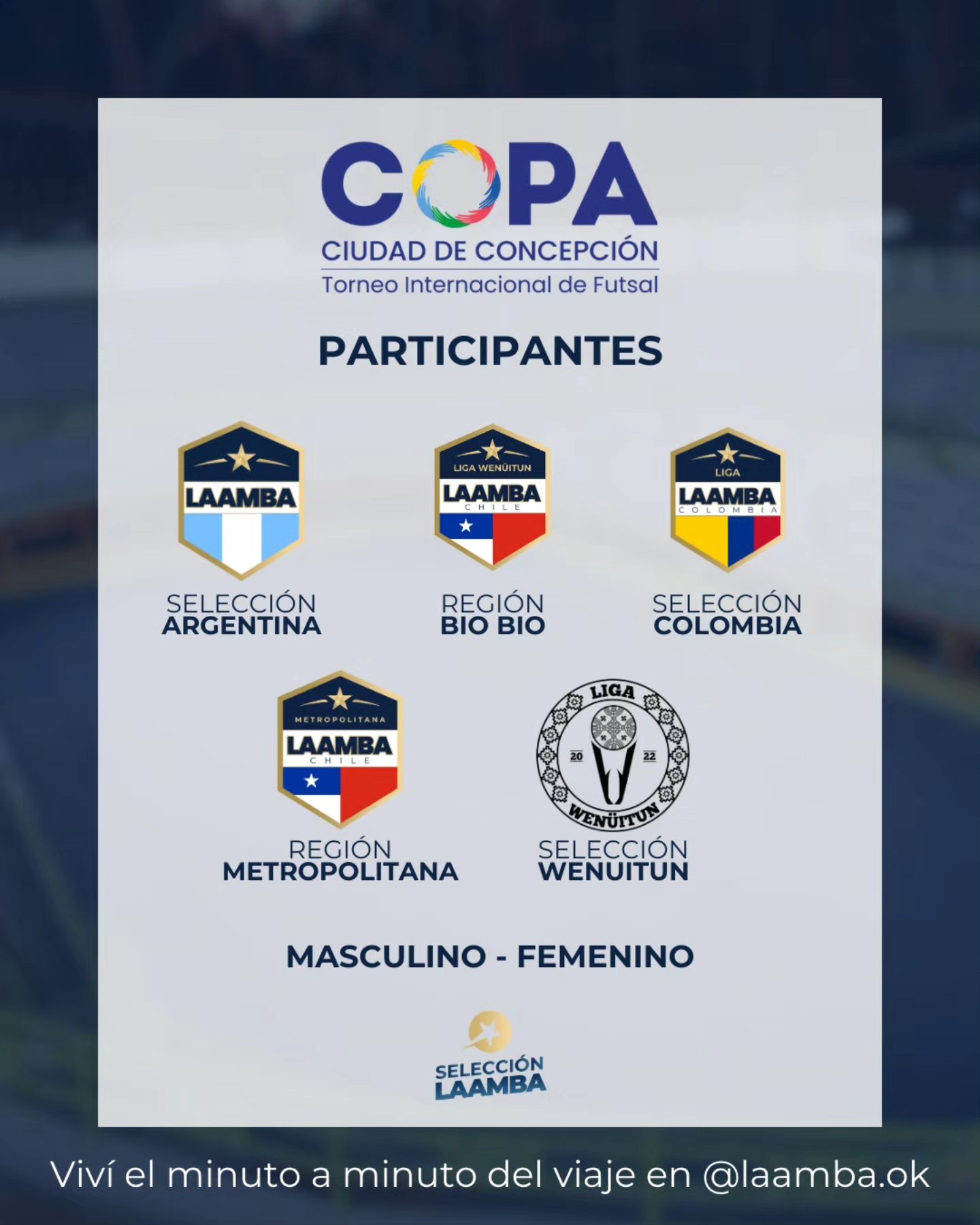 J.J.Urquiza, Futsal Femenino, LAAMBA 2025, Selección, Futsal