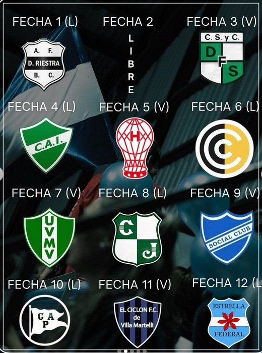 J.J.Urquiza, Futsal Masculino, AFA 2026, Futsal, Fixture