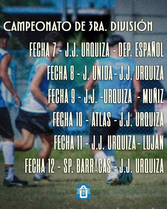 JJUrquiza, J.J.Urquiza, Juveniles, Tercera División, 2026, Reserva, 3ra