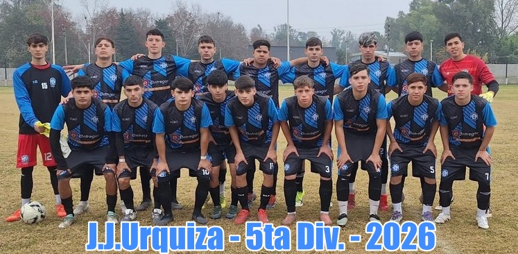 JJUrquiza, J.J.Urquiza, Quinta División, 5ta, Juveniles, inferiores, 2026, AFA