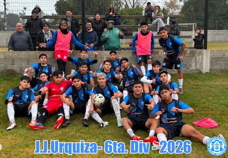 JJUrquiza, J.J.Urquiza, Sexta División, 6ta, Juveniles, inferiores, 2026, AFA