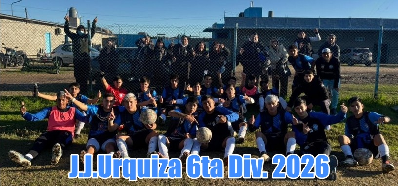 JJUrquiza, J.J.Urquiza, Sexta División, 6ta, Juveniles, inferiores, 2026, AFA