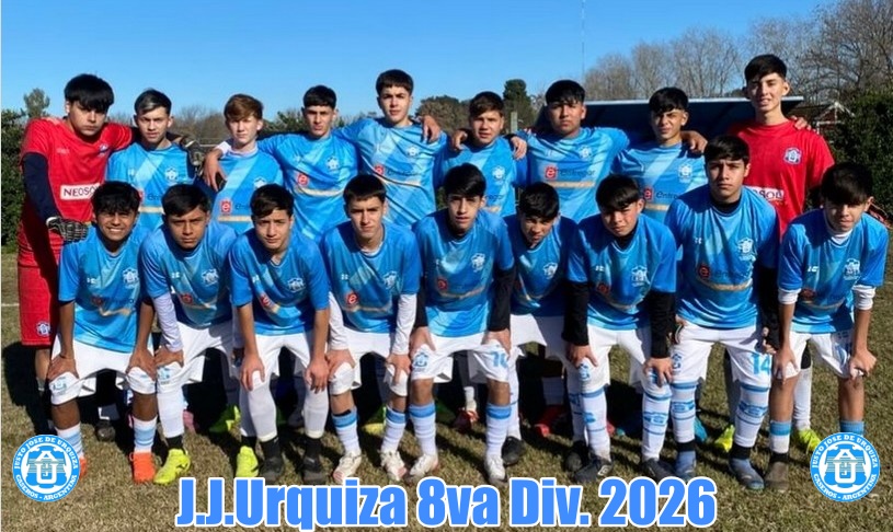 JJUrquiza, J.J.Urquiza, Octava División, 8va, Juveniles, inferiores, 2026, AFA
