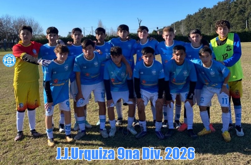JJUrquiza, J.J.Urquiza, Novena División, 9na, Juveniles, inferiores, 2026, AFA