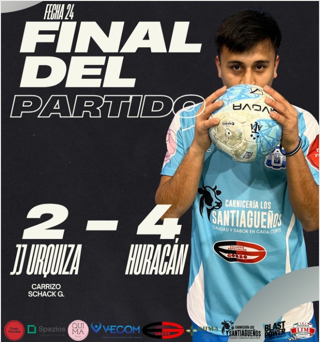 J.J.Urquiza, Futsal Masculino, Fechas 19 a 24, Primera ,AFA 2026, Futsal